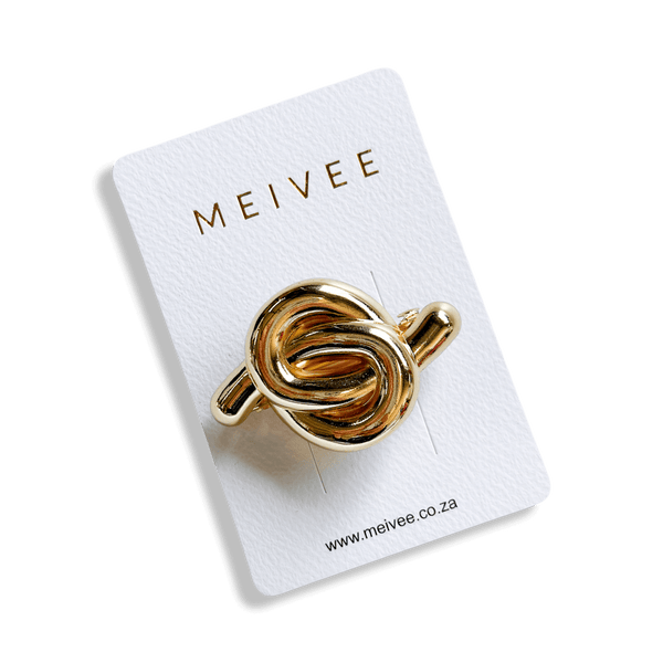 GOLD KNOT CLIP
