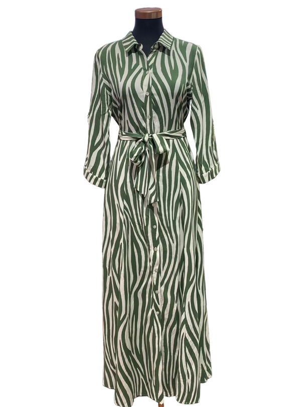 Tessa Shirt Dress 3/4 Sleeve