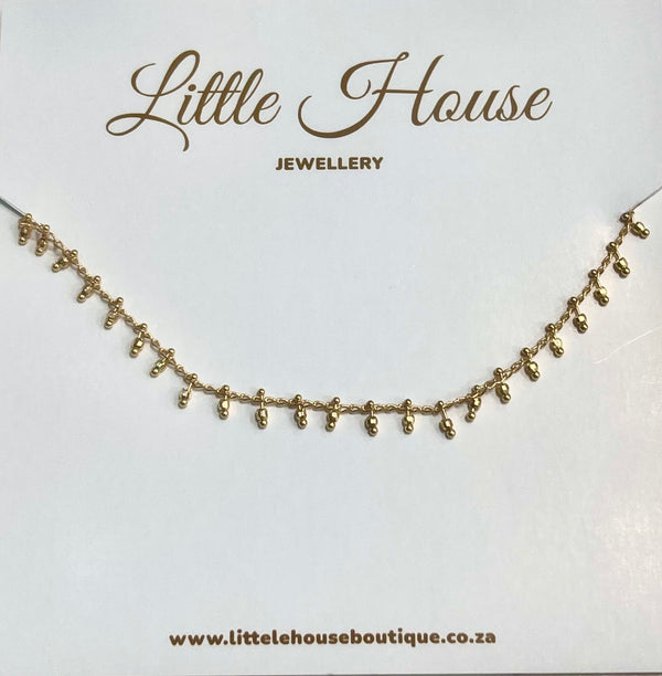 Gold hanging stone: light green