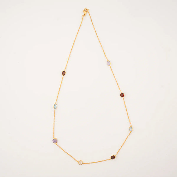Multi Bezel Necklace
