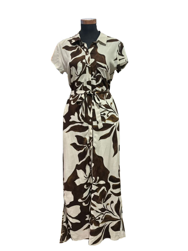 Linda Midi Cap Sleeve