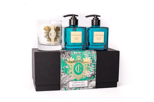 Clifton Beach Luxury Liquid Soap and Lotion with 250ml Candle 2 x 150ml